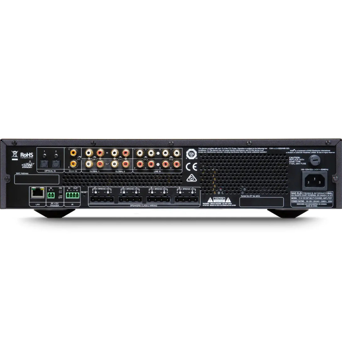 NAD CI 8-150 DSP v2 Multi-Channel Network Amplifier