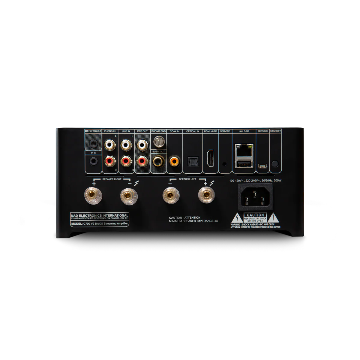 NAD C 700 V2 BluOS Streaming Amplifier