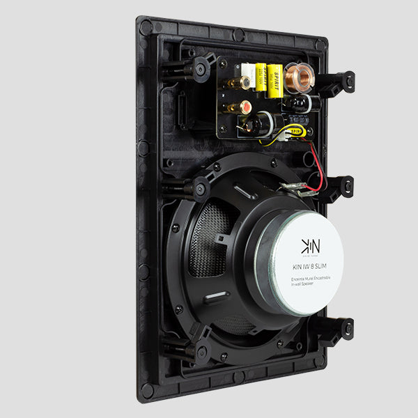 KIN IW8 SLIM - 8 Inch In Wall Speakers (pair)