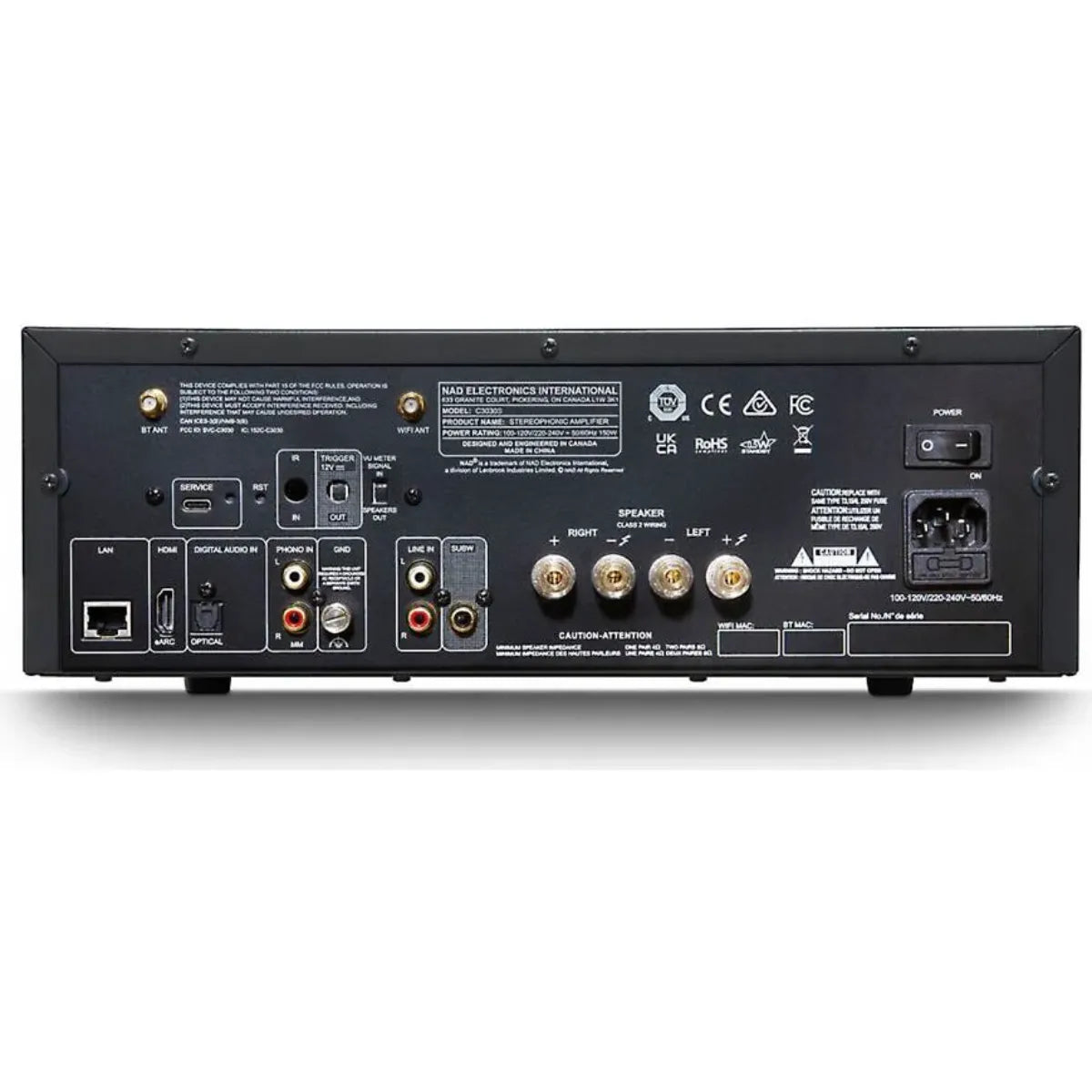 NAD C 3030S Integrated Amplifier with BluOS Streaming
