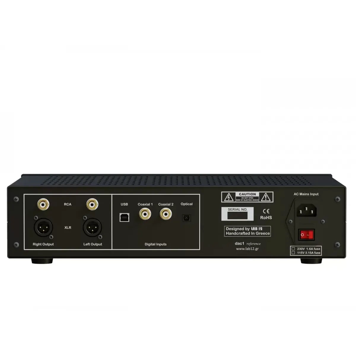 LAB 12 DAC1 Reference – Non-Oversampling DAC with Tube Output Stage