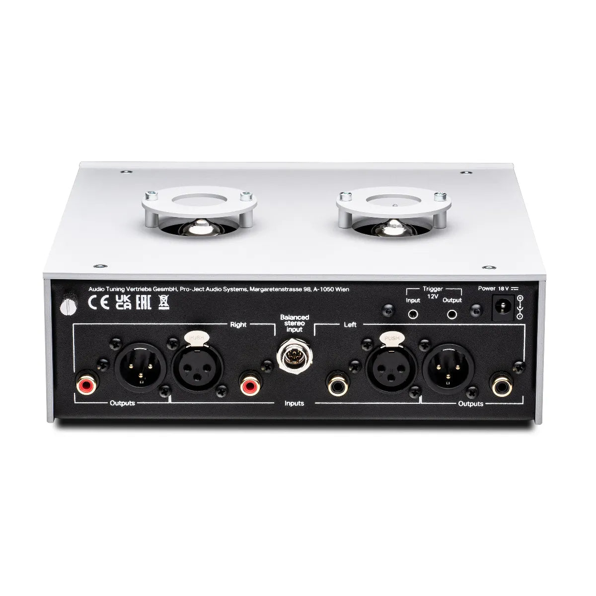Pro-Ject Tube Box DS3-B Dual Mono Balanced Tube Phono-Preamplifier