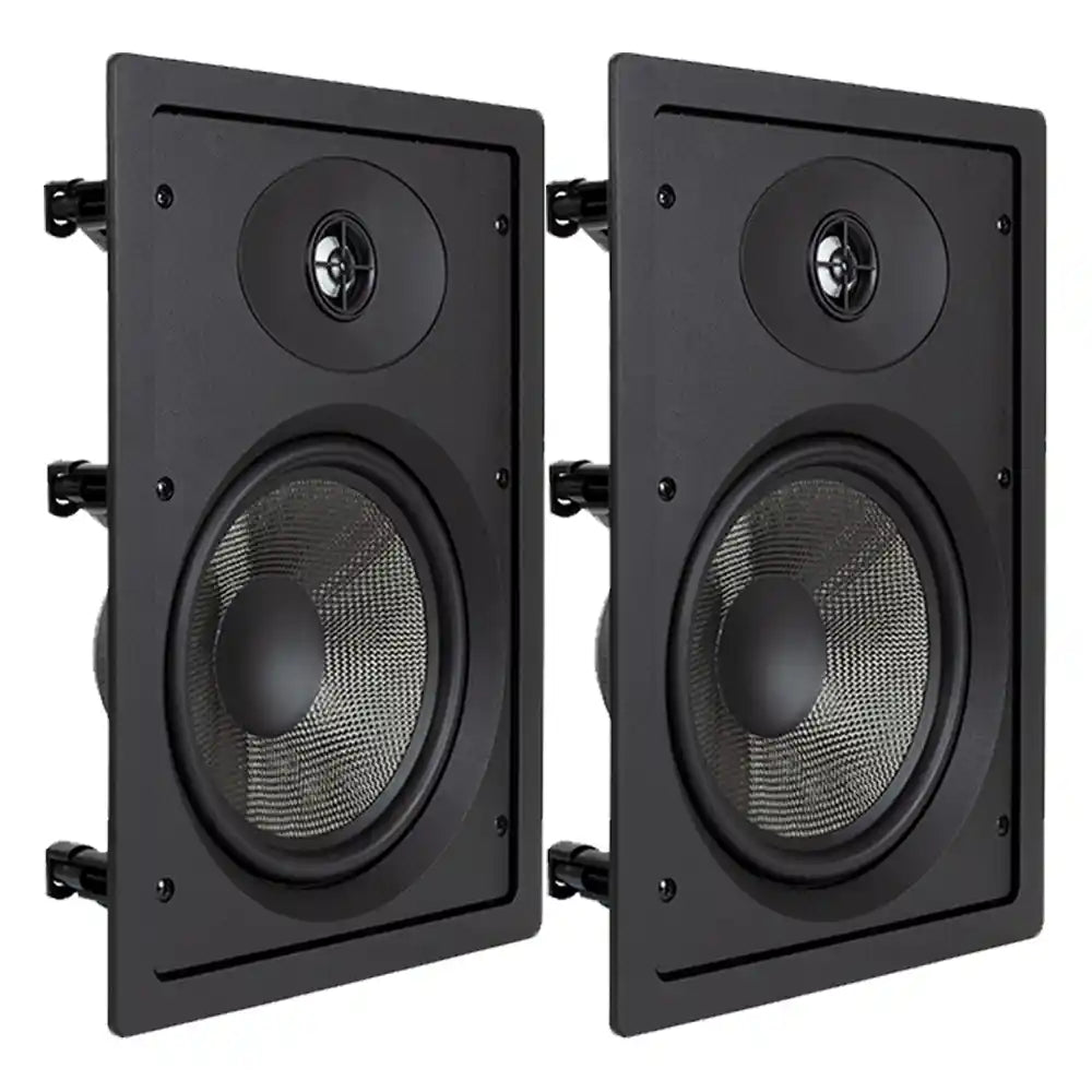 KIN IW8 SLIM - 8 Inch In Wall Speakers (pair)
