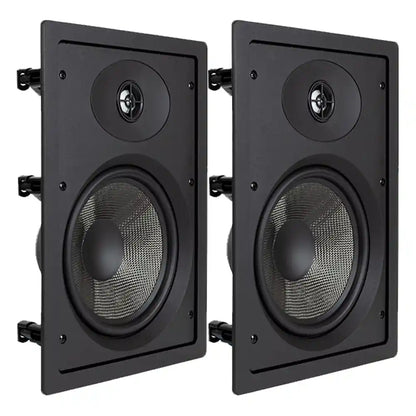 KIN IW8 SLIM - 8 Inch In Wall Speakers (pair)