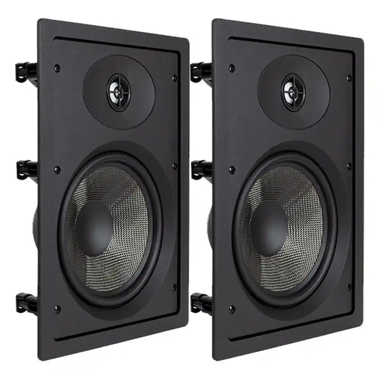 KIN IW8 SLIM - 8 Inch In Wall Speakers (pair)